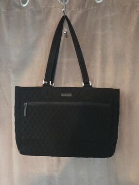 Vera Bradley Quilted Black Tote